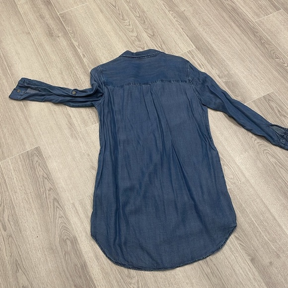 Jean Shirt Dress Med - Picture 3 of 3